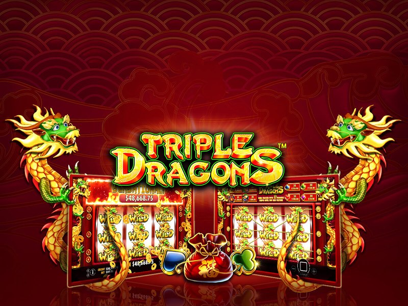 Triple Dragons - official slot artwork