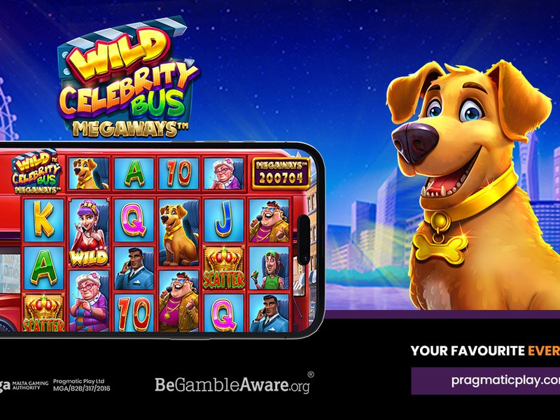 Wild Celebrity Bus Megaways - official slot artwork