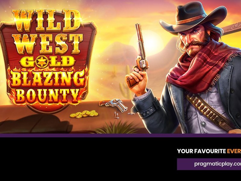 Wild West Gold Blazing Bounty - official slot artwork