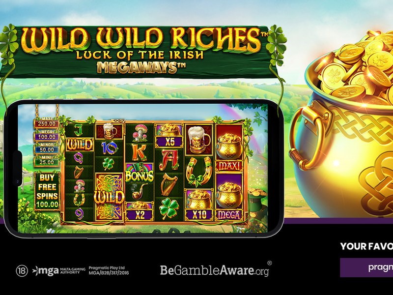Wild Wild Riches Megaways - official slot artwork