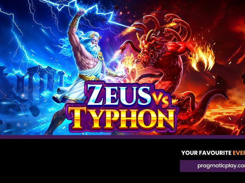 Zeus vs Typhon - official slot artwork