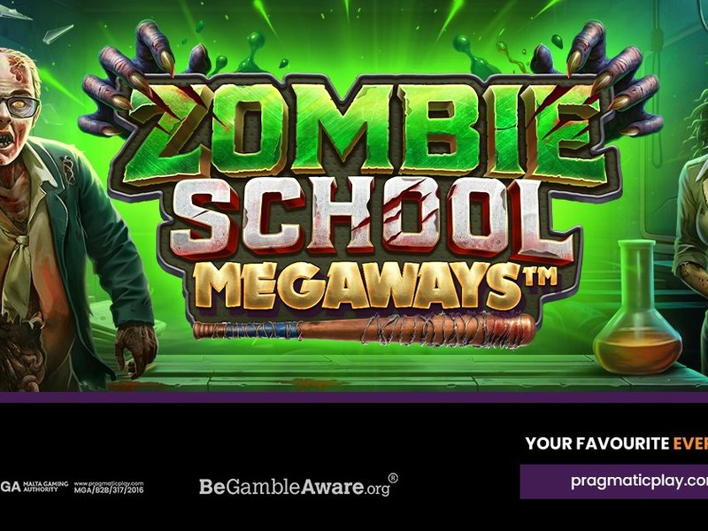 Zombie School Megaways - official slot artwork