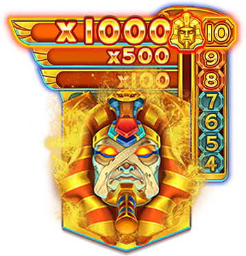 10 Pharaohs - official slot artwork