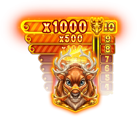10 Santa's Reindeers - official slot artwork