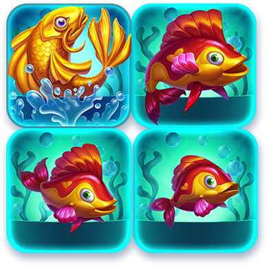 Fish 'n' Nudge Big Catch - official slot artwork