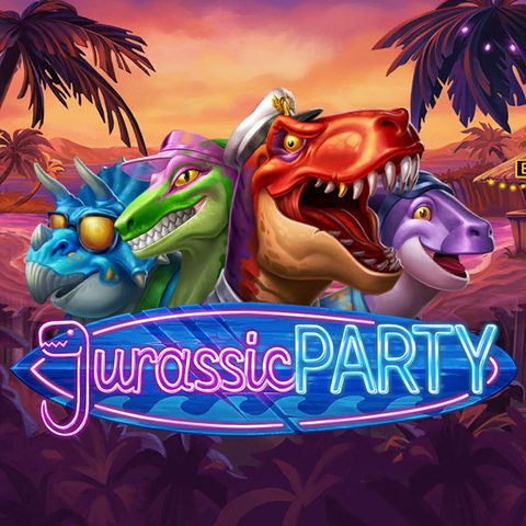 Jurassic Party - official slot artwork