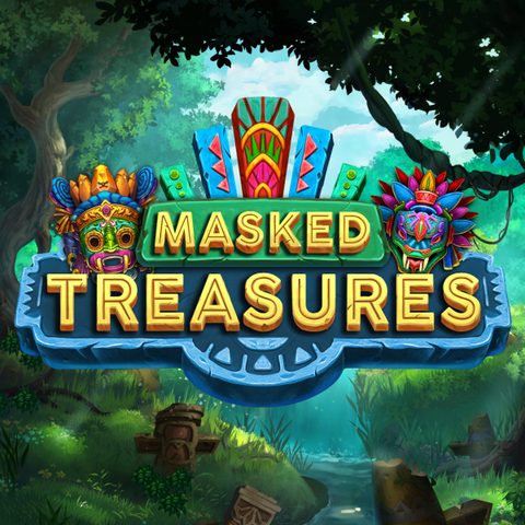 Masked Treasures - official slot artwork