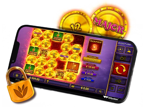 Ronda de bono Hold the Jackpot en 25 Coins x3000 con respins