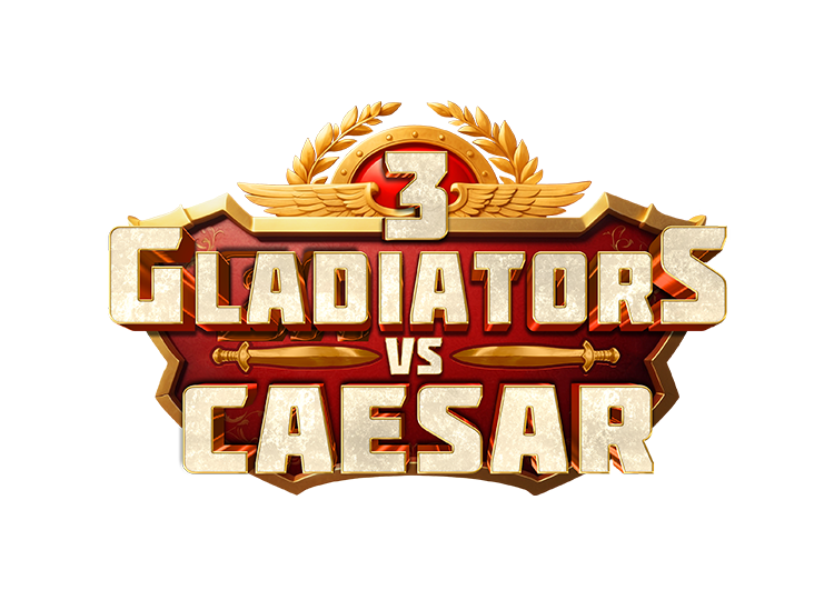 3 Gladiators vs Caesar - official slot artwork