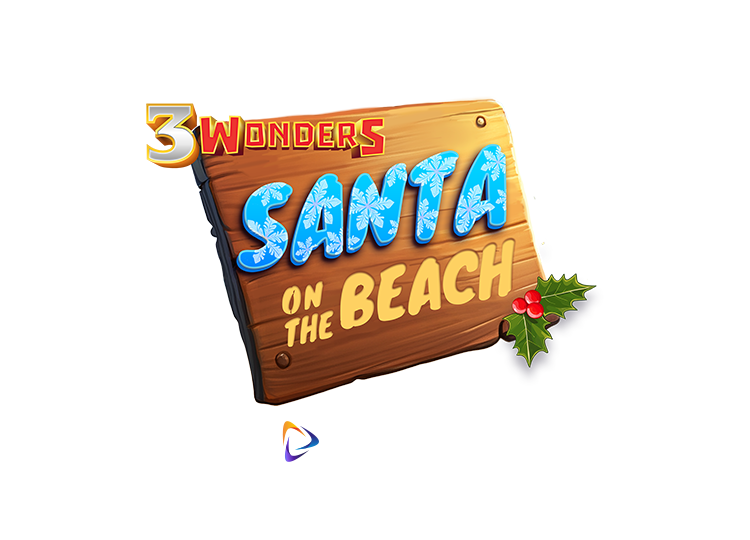 3 Wonders Santa On The Beach - arte oficial do jogo