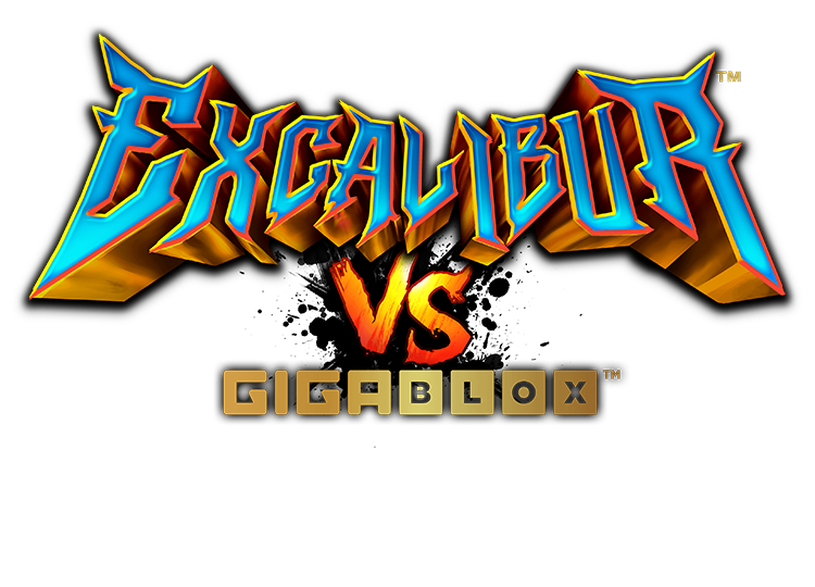 Excalibur VS GigaBlox™ - official slot artwork