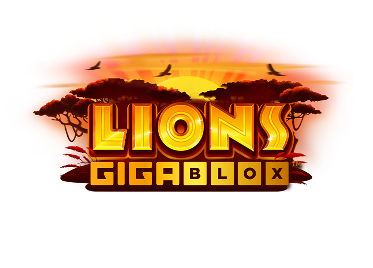 Lions GigaBlox™ - official slot artwork